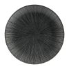 Churchill Studio Prints Agano Coupe Plates Black 217mm (Pack of 12)