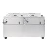 Buffalo Twin Tank Twin Basket 2x5Ltr Countertop Fryer with Timers 2x2.8kW