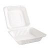 Fiesta Compostable Bagasse Hinged Food Containers (Pack of 200)