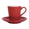 Olympia Cafe Red Saucer (Fits FF990) - 135mm 5 3/10