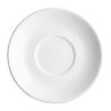 Olympia Cafe White Saucer (Fits FF991) - 135mm 5 3/10