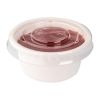 Fiesta Recyclable PET Bagasse Cup Lids Clear (Pack of 1000)