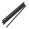 Fiesta Compostable Individually Wrapped Bendy Paper Straws Black (Pack of 250)