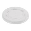 Fiesta Recyclable Polystyrene Lids for Cold Paper Cups (Pack of 1000)