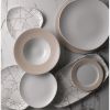 Churchill Studio Prints Kintsugi Agate Grey Chefs Oblong Plate 298 x 152mm (Pack of 12)