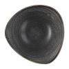 Churchill Stonecast Raw Lotus Bowl Black 178mm (Pack of 12)