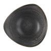 Churchill Stonecast Raw Lotus Bowl Black 178mm (Pack of 12)