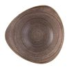 Churchill Stonecast Raw Lotus Plate Brown 229mm (Pack of 12)