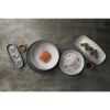 Churchill Studio Prints Homespun Accents Jasper Chefs Oblong Plate Grey 348x189mm (Pack of 6)