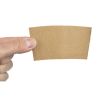 Fiesta Recyclable Corrugated Cup Sleeves for 8oz Cup (Pack of 1000)