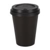Fiesta Recyclable Coffee Cups Single Wall Black 340ml / 12oz