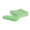 Jantex Microfibre Cloths Green (Pack of 5)