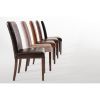 Bolero Faux Leather Dining Chairs Dark Brown (Pack of 2)