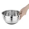 Vogue Stainless Steel Mixing Bowl with Silicone Base 3Ltr