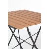 Bolero Square Faux Wood Bistro Folding Table 600mm (Single)