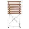 GJ766 - Bolero Faux Wood Bistro Chair (Pack 2)