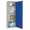 Storage Locker Blue 3 Shelves Blue