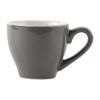 Olympia Cafe Espresso Cup Charcoal - 100ml 3.38fl oz (Box 12)