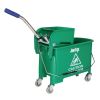 Jantex Kentucky Green Mop Bucket and Wringer 20Ltr