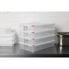 Araven Polypropylene 1/1 Gastronorm Food Containers 13.7Ltr with Lid (Pack of 4)