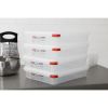 Araven Polypropylene 1/2 Gastronorm Food Containers 4Ltr (Pack of 4)