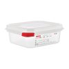 Araven Polypropylene 1/6 Gastronorm Food Storage Containers 1.1Ltr (Pack of 4)