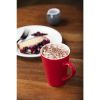 Olympia Cafe Latte Cup Red - 340ml 11.5fl oz (Box 12)