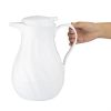 Olympia Insulated Swirl Jug White 2Ltr