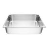 Vogue Stainless Steel 2/1 Gastronorm Tray