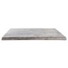Werzalit Pre-drilled Square Table Tops Concrete