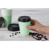 Fiesta Recyclable Coffee Cups Single Wall Turquoise 225ml / 8oz