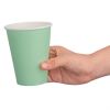 Fiesta Recyclable Single Wall Takeaway Coffee Cups Turquoise 340ml / 12oz
