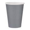 Fiesta Recyclable Coffee Cups Single Wall Charcoal 340ml / 12oz (Pack of 1000)