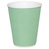 Fiesta Recyclable Coffee Cups Ripple Wall Turquoise 340ml / 12oz (Pack of 500)