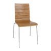 Bolero Square Back Side Chair Zebrano (Pack of 4)