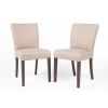 GR367 - Bolero Contemporary Dining Chair Natural (Pack 2)