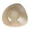 Churchill Stonecast Patina Antique Triangle Bowls  Taupe 235mm (Pack of 12)
