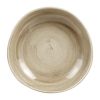 Churchill Stonecast Patina Antique Organic Round Bowls Taupe 253mm (Pack of 12)