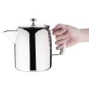 Olympia Cosmos Stainless Steel Teapot