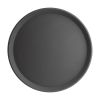 Olympia Kristallon Fibreglass Round Non-Slip Tray Black