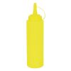 Vogue Yellow Squeeze Sauce Bottle 24oz