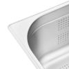 Vogue Stainless Steel Perforated 1/1 Gastronorm Tray 150mm