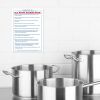 Vogue Food Safety Act 2006 Guidance Sign