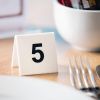 Plastic Table Numbers 1-10