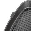 Vogue Square Cast Iron Ribbed Skillet Pan 241mm
