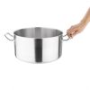 Vogue Stainless Steel Stew Pan 12.5Ltr