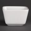 Olympia Whiteware Tall Square Mini Dishes 75mm (Pack of 12)