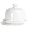 Olympia Whiteware Butter Dish with Cloche 50ml 1.8oz (Pack of 6)