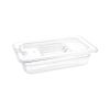 Vogue Polycarbonate 1/4 Gastronorm Container 65mm Clear
