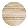 Bolero Ash Wood Tabletop Round 800mm